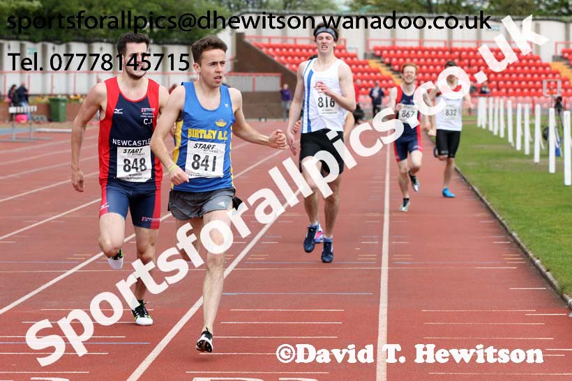 Senior mens 800 metres hurdles, North Eastern Track and Field Champs, Gateshead Stadium. Photo: David T. Hewitson/Sports for All Pics